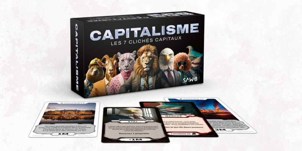 boite et cartes du jeu capitalisme